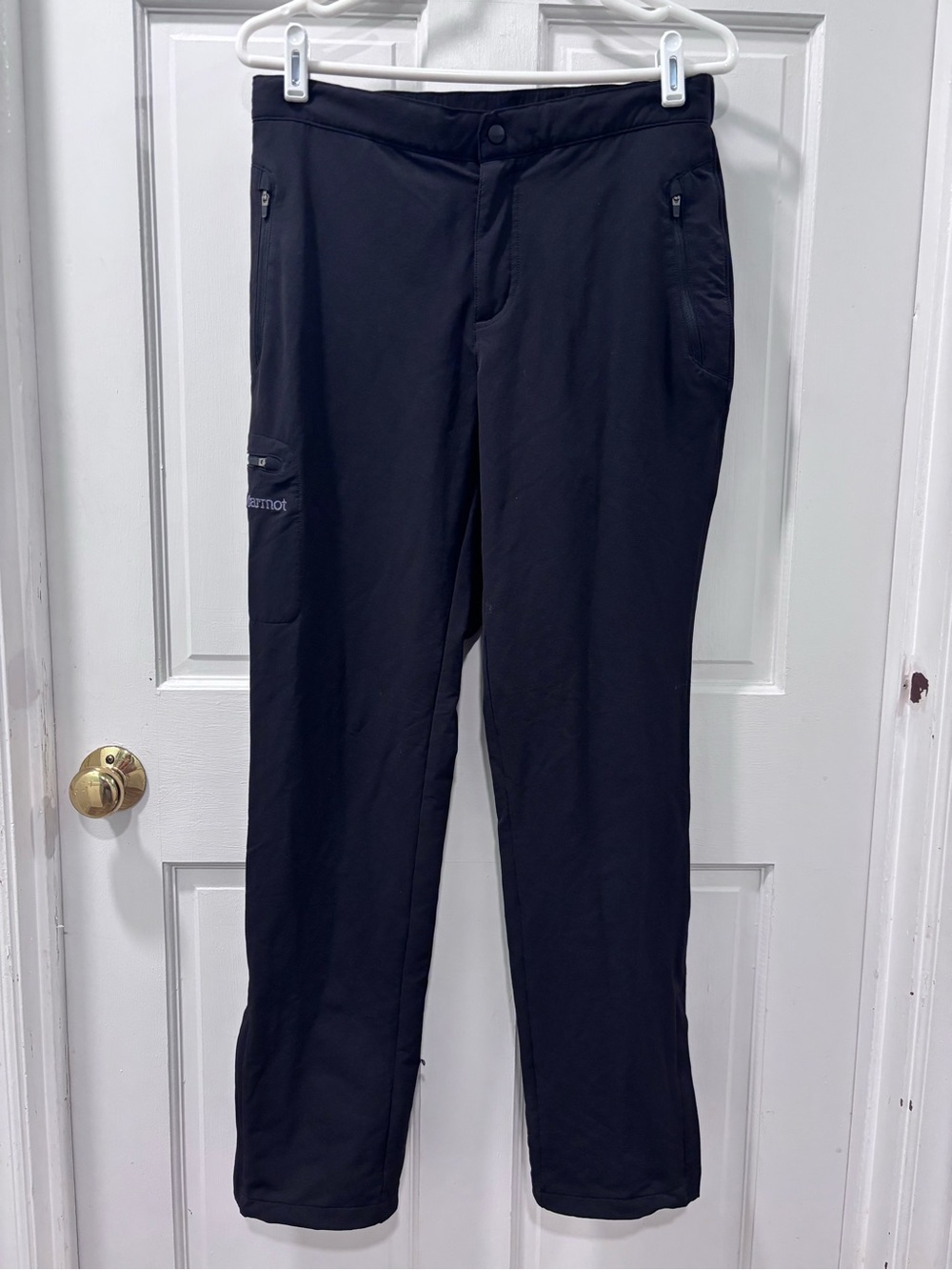 Marmot Women’s Scree Softshell Pants Size 8 Black Gorpcore Hiking Outdoors GUC